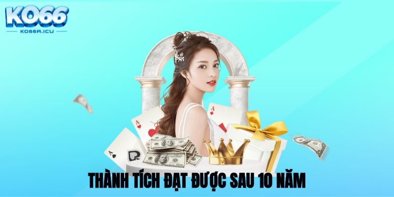 Thành tích đạt được sau 10 năm